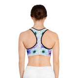 Purple Fusion Sports Bra