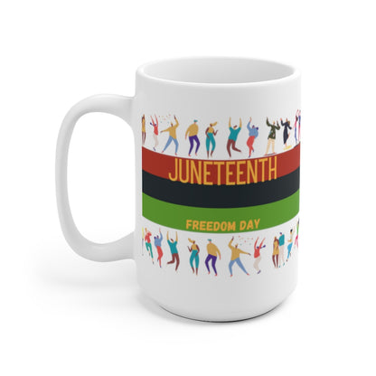 Juneteenth White Mug