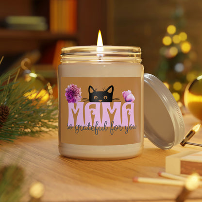 Mothers Day Candle Scented for Mom Gift Candle for Birthday 9 oz Brown