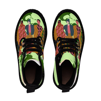 Global Unity 8 Men's Canvas Boots