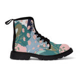 Abstract in Pink and Green Women's Boots