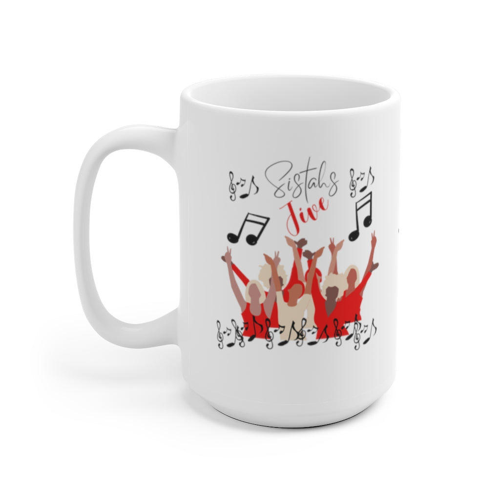 Sistahs Jive Mug - White