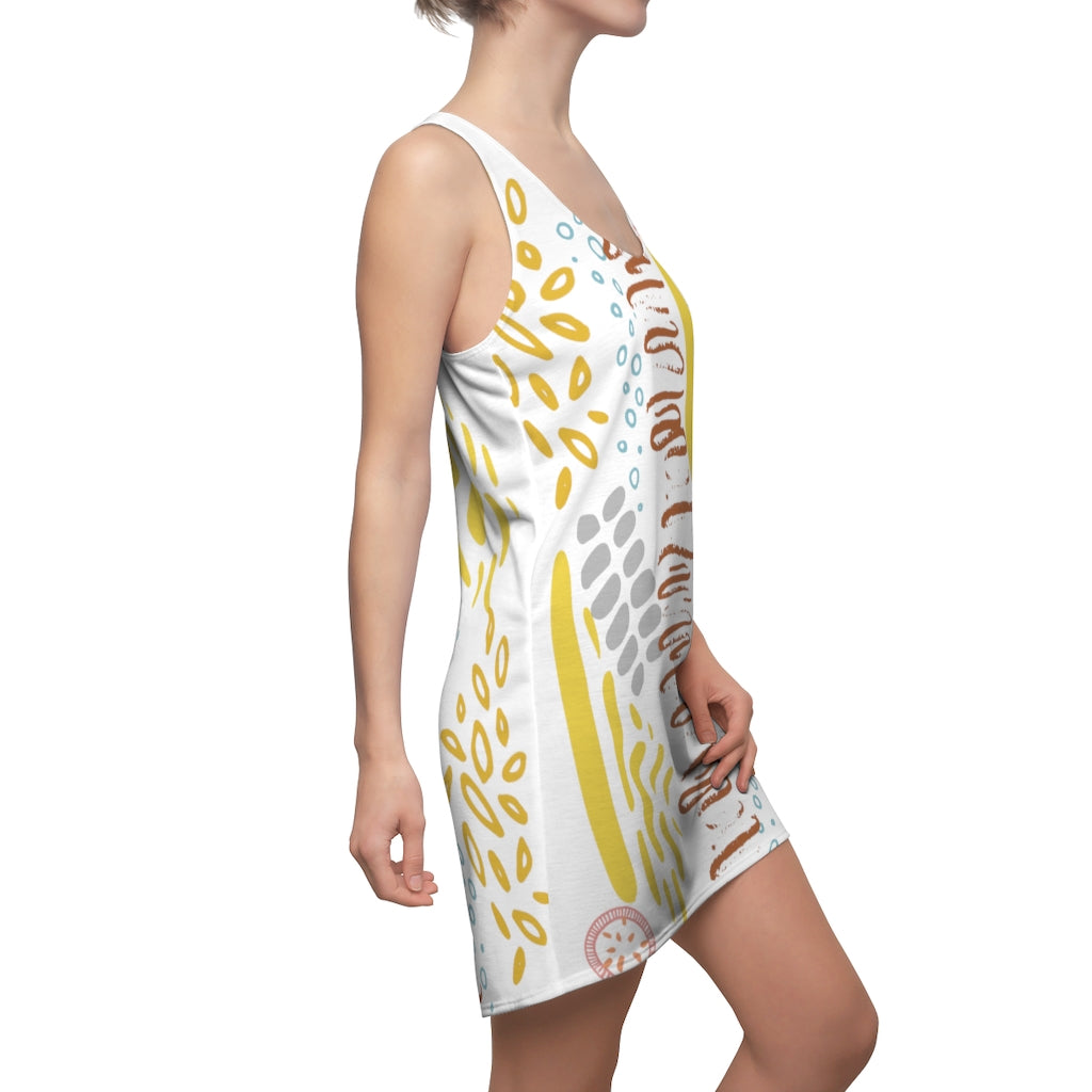Carefree Women's Racerback Dress - White