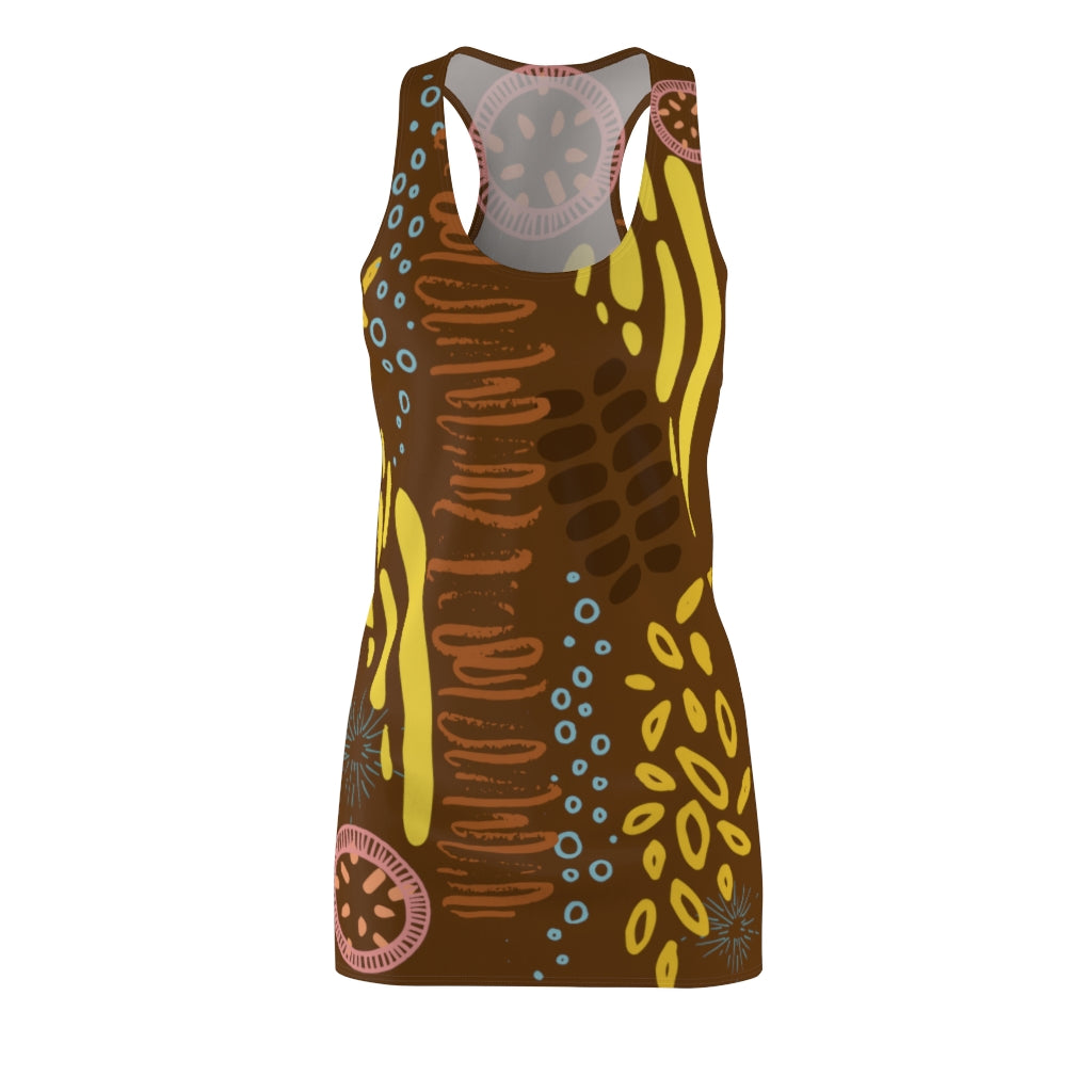 Carefree Women's Racerback Dress - Dk. Brown