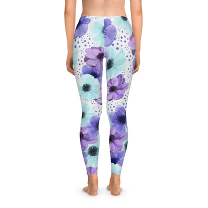 Purple Fusion Stretchy Leggings