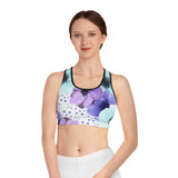 Purple Fusion Sports Bra