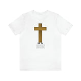 Easter T Shirt Gift for Palm Sunday Christian T Shirt Cross Religious Shirt for Christians Cross T Shirt he Is Risen