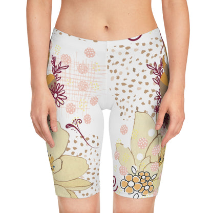 Woman in Wine Women's Bike Shorts