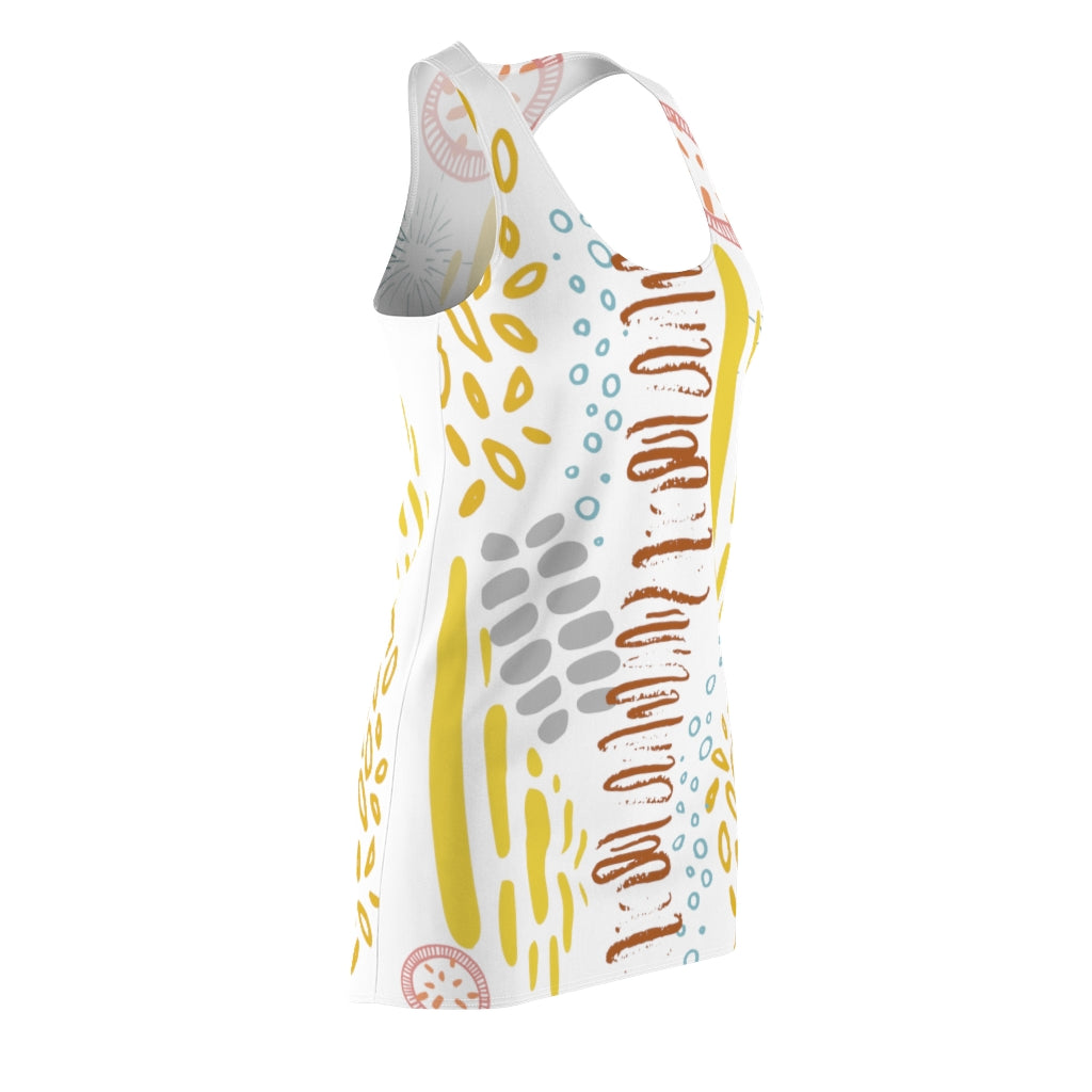 Carefree Women's Racerback Dress - White
