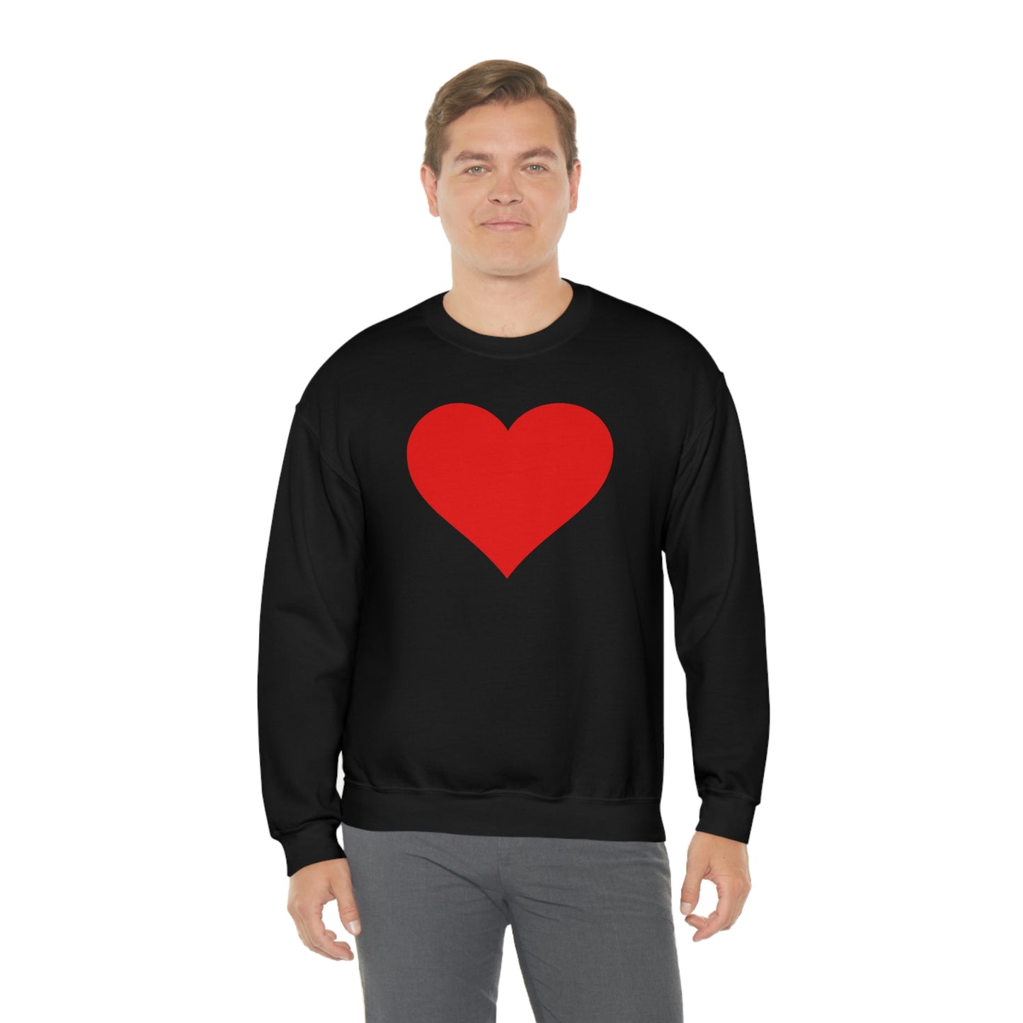 One Heart One Love Valentine Red Heart Sweatshirt