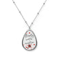 Eternity Won't Be Enough Time Oval Necklace Valentine Jewelry - Bouquet