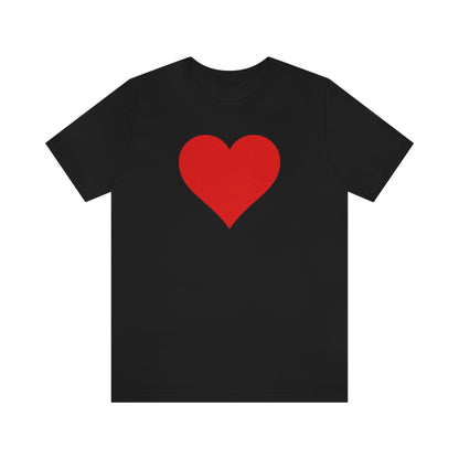 One Heart One Love Valentine Red Heart T Shirt