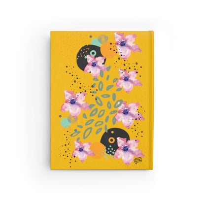 Pink Flower Abstract Journal