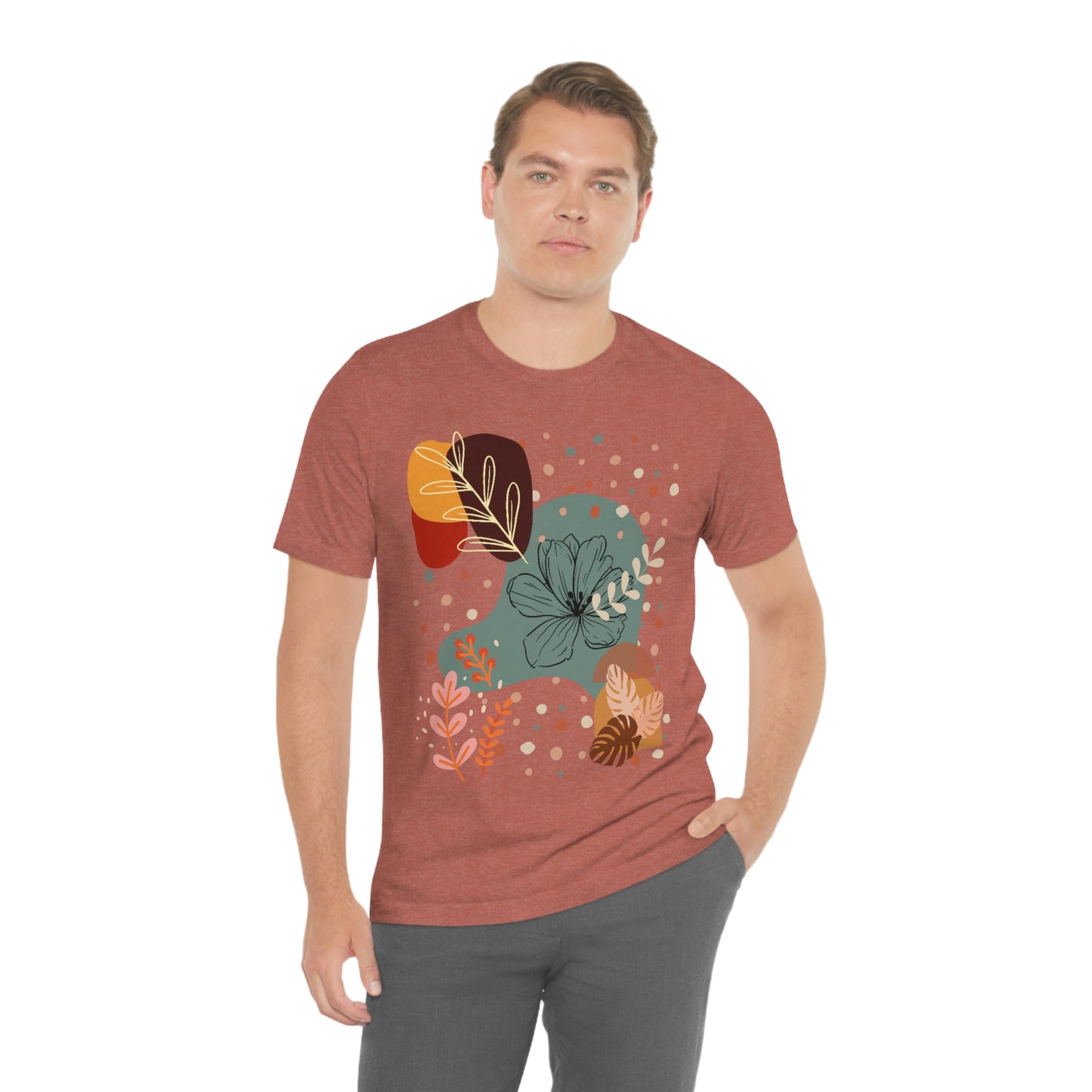 Boho Abstract Unisex Short Sleeve Tee