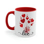 Love Two-toned Valentine's Mug, 11oz