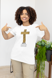 Easter T Shirt Gift for Palm Sunday Christian T Shirt Cross Religious Shirt for Christians Cross T Shirt he Is Risen