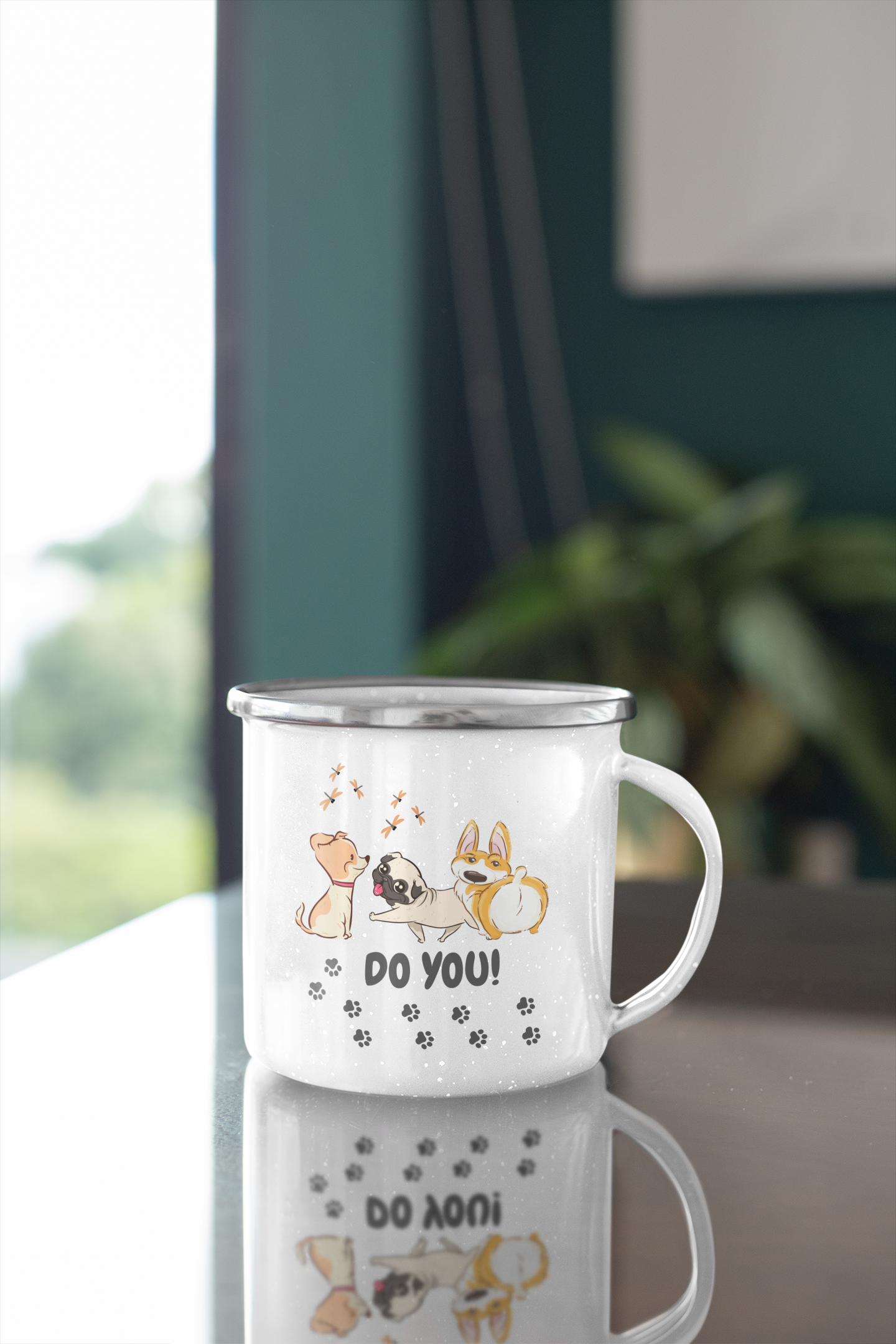 Do You Enamel Camping Mug - Dog