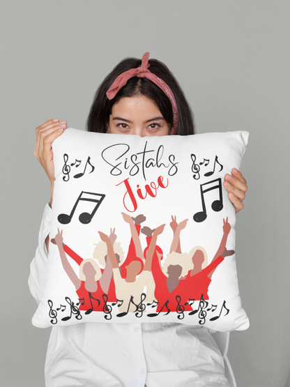 Sistahs Jive Square Pillow