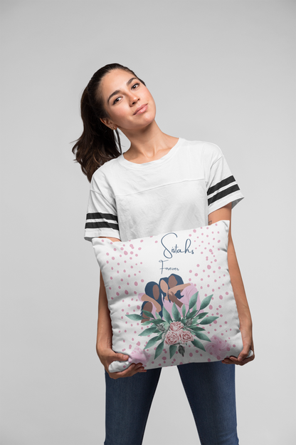 Sistahs Forever Square Pillow