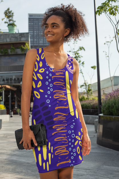 Carefree Women's Racerback Dress - Purple