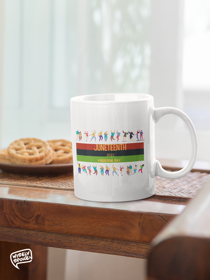 Juneteenth White Mug